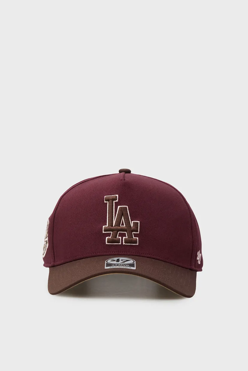 Бордовая кепка LOS ANGELES DODGERS SURE SHOT 4