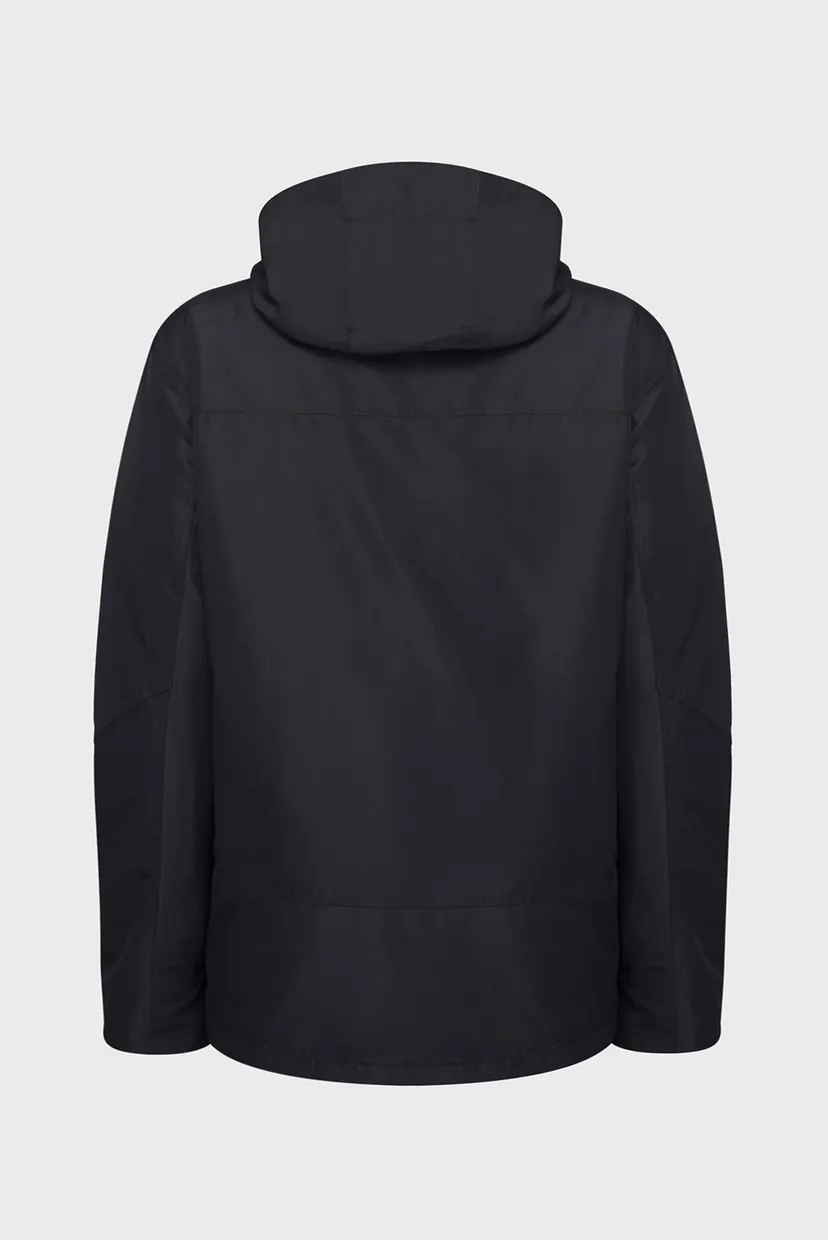 Мужская черная куртка ZIP HOOD DETACHABLE 3