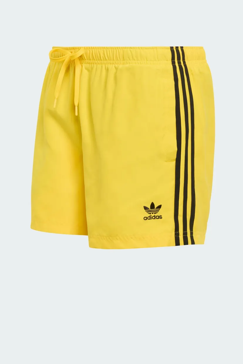 Чоловічі жовті плавальні шорти Adicolor 3-Stripes 5-Inch 6