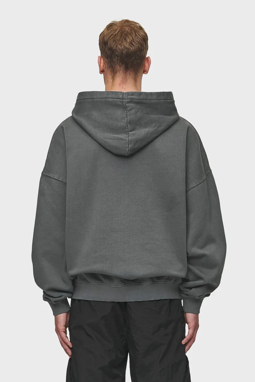 Мужское серое худи Macon Boxy Hoodie 4