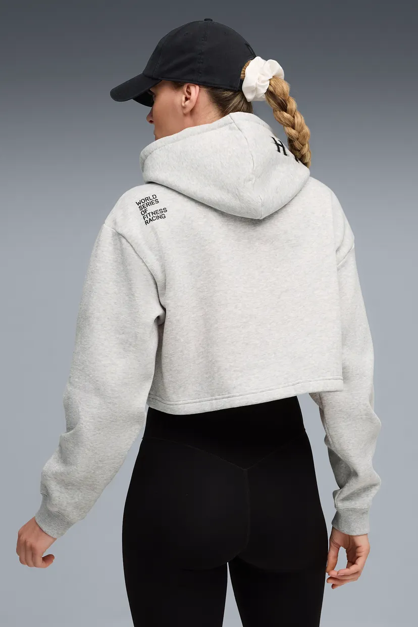 Женское светло-серое худи PUMA x HYROX Heavyweight Hoodie Women 3