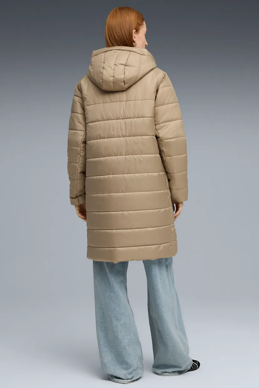 Женская бежевая куртка Essentials Hooded Padded Parka Women 3