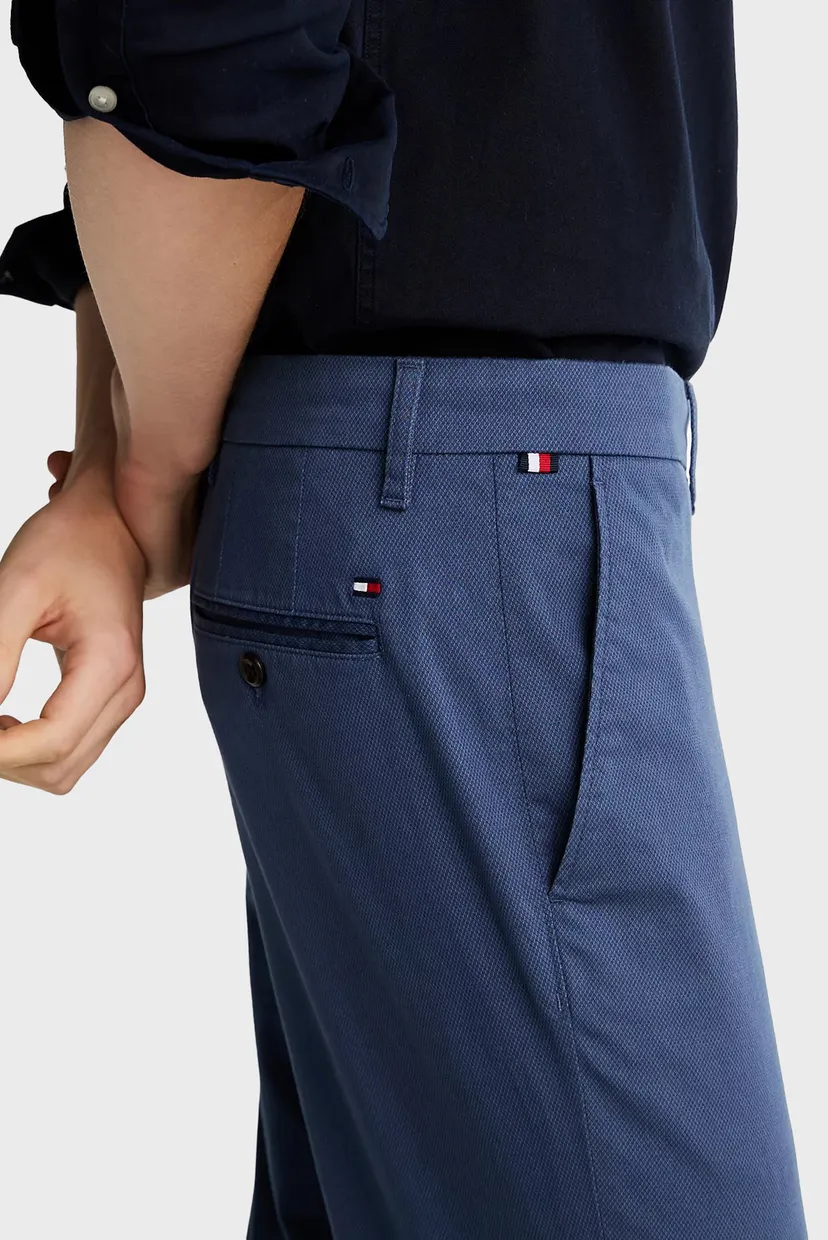 Чоловічі сині чіноси DENTON PRINTED STRUCTURE CHINO 4
