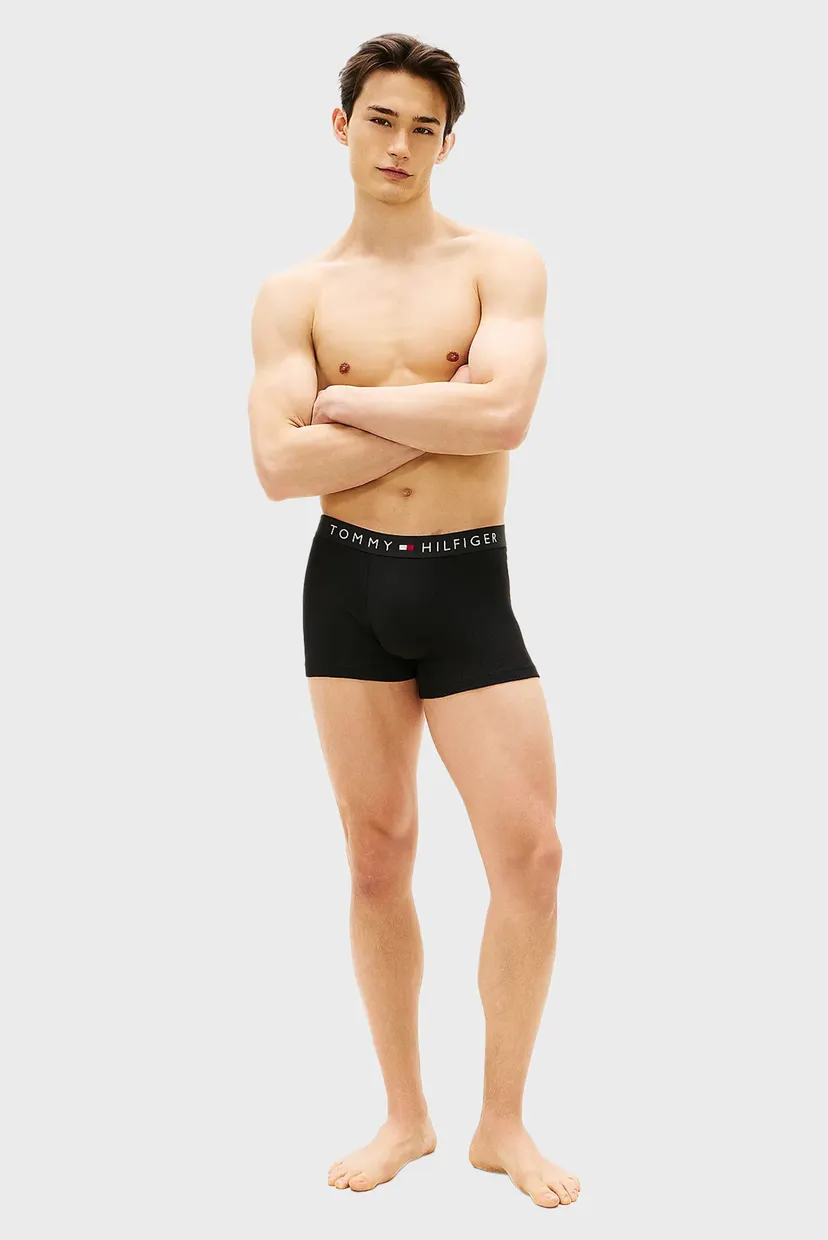 Чоловічі чорні боксери (3 шт) RIB TRUNK 4