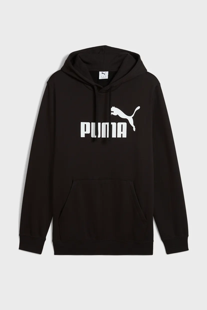 Чоловіче чорне худі Essentials No. 1 Logo Hoodie Men 6