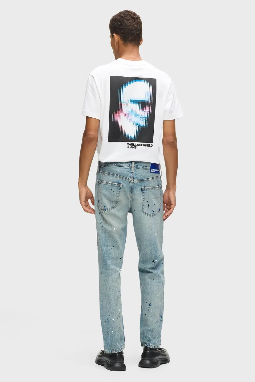 Мужские голубые джинсы TAPERED 3