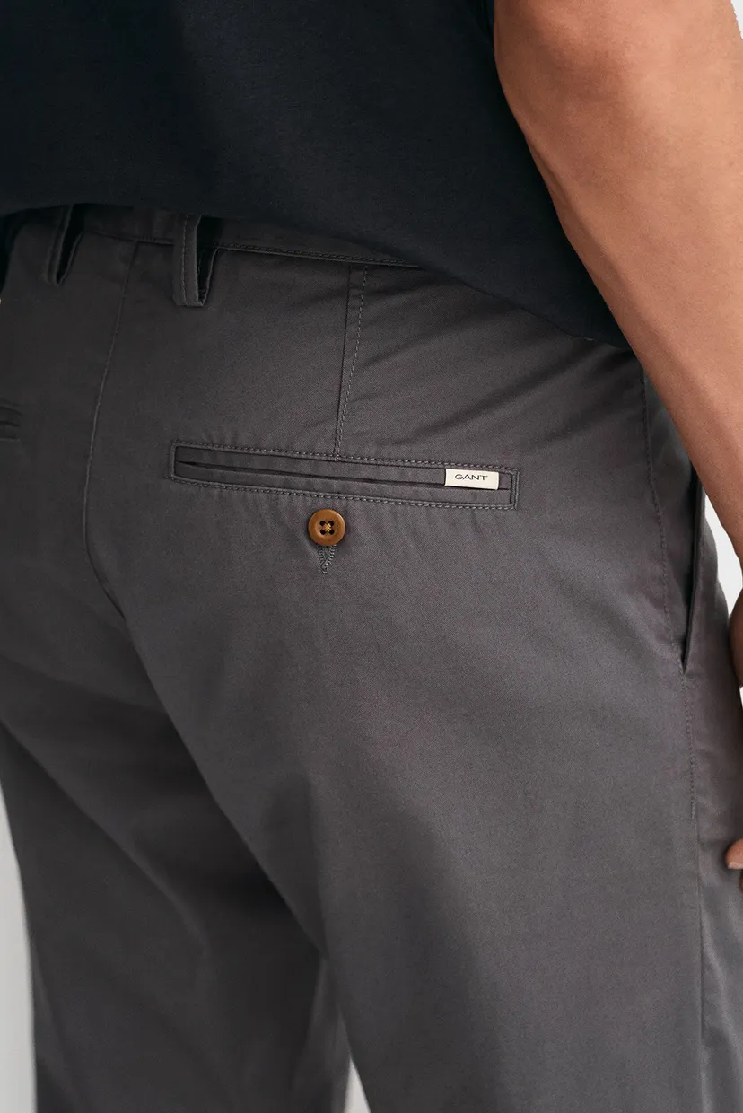 Мужские серые чиносы SLIM TWILL CHINOS 6