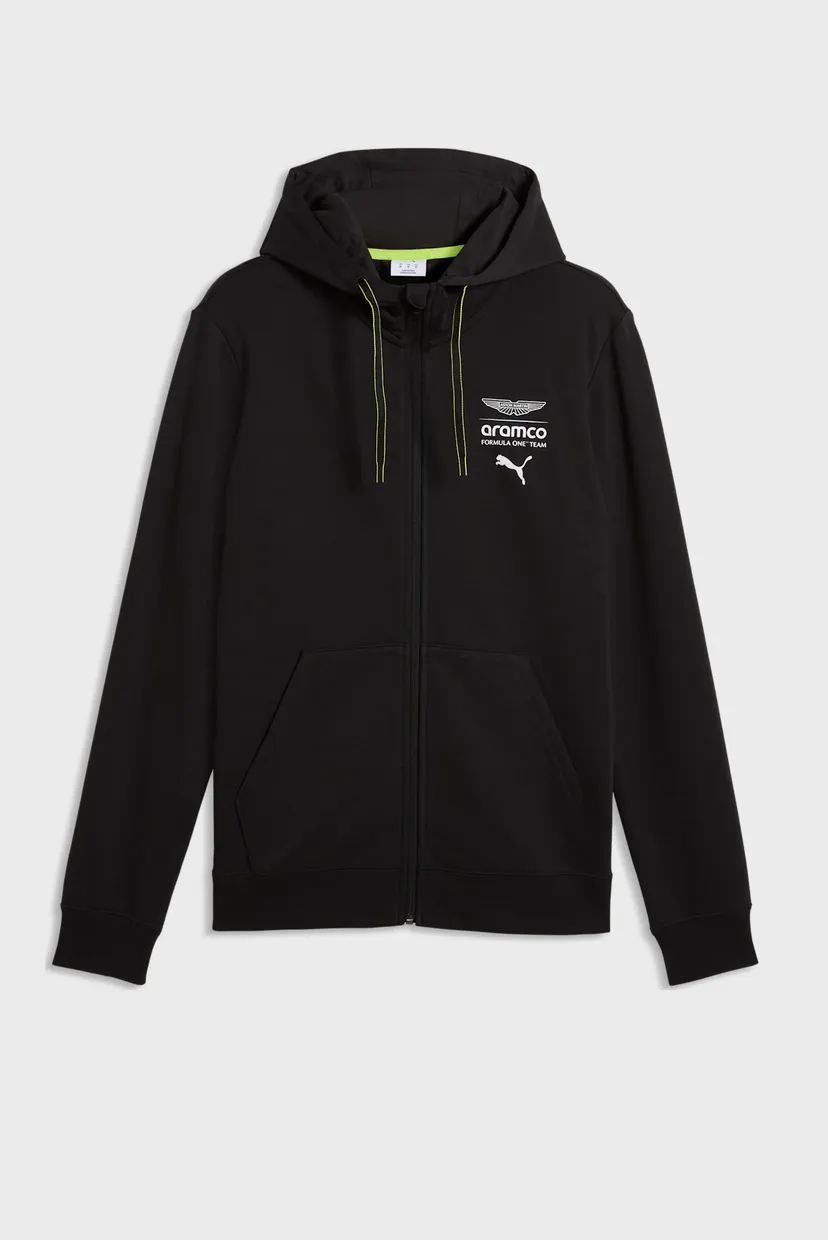 Мужское черное худи PUMA x ASTON MARTIN ARAMCO F1® TEAM Essentials Hoodie Men 4