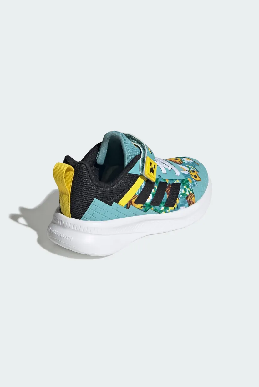 Детские бирюзовые кроссовки  ADIDAS MINECRAFT FORTARUN 4.0 CHILDREN 5