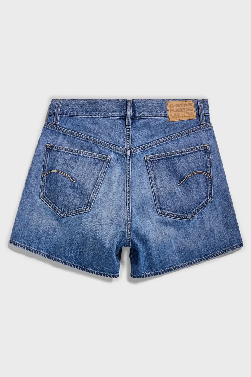 Женские синие джинсовые шорты High Short clean edge 4