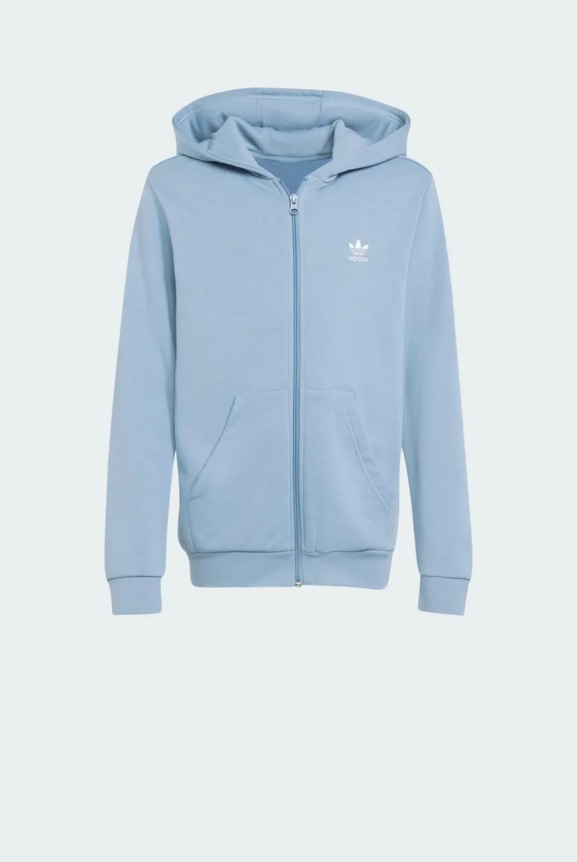 Дитяче блакитне худі Full-Zip Kids adidas JX2791 — MD-Fashion