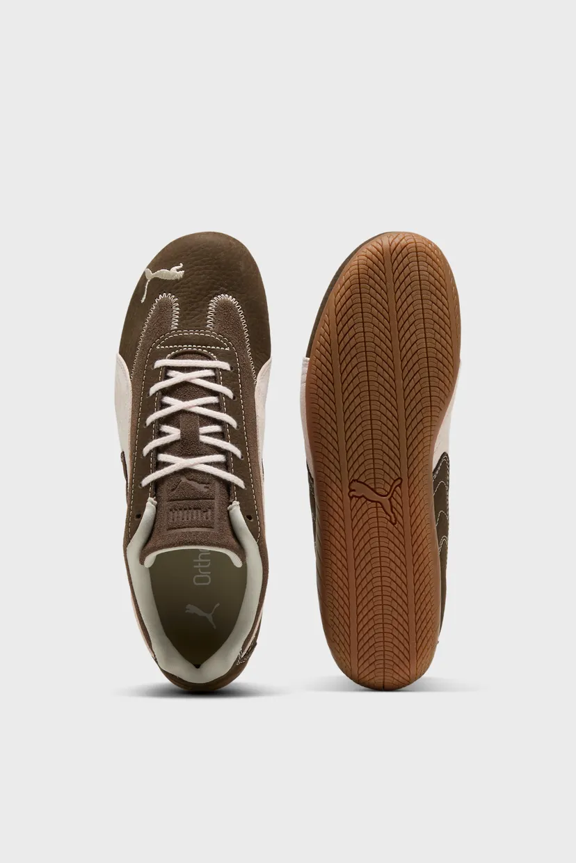 Женские коричневые замшевые кроссовки Speedcat Wine Club Sneakers Women 4