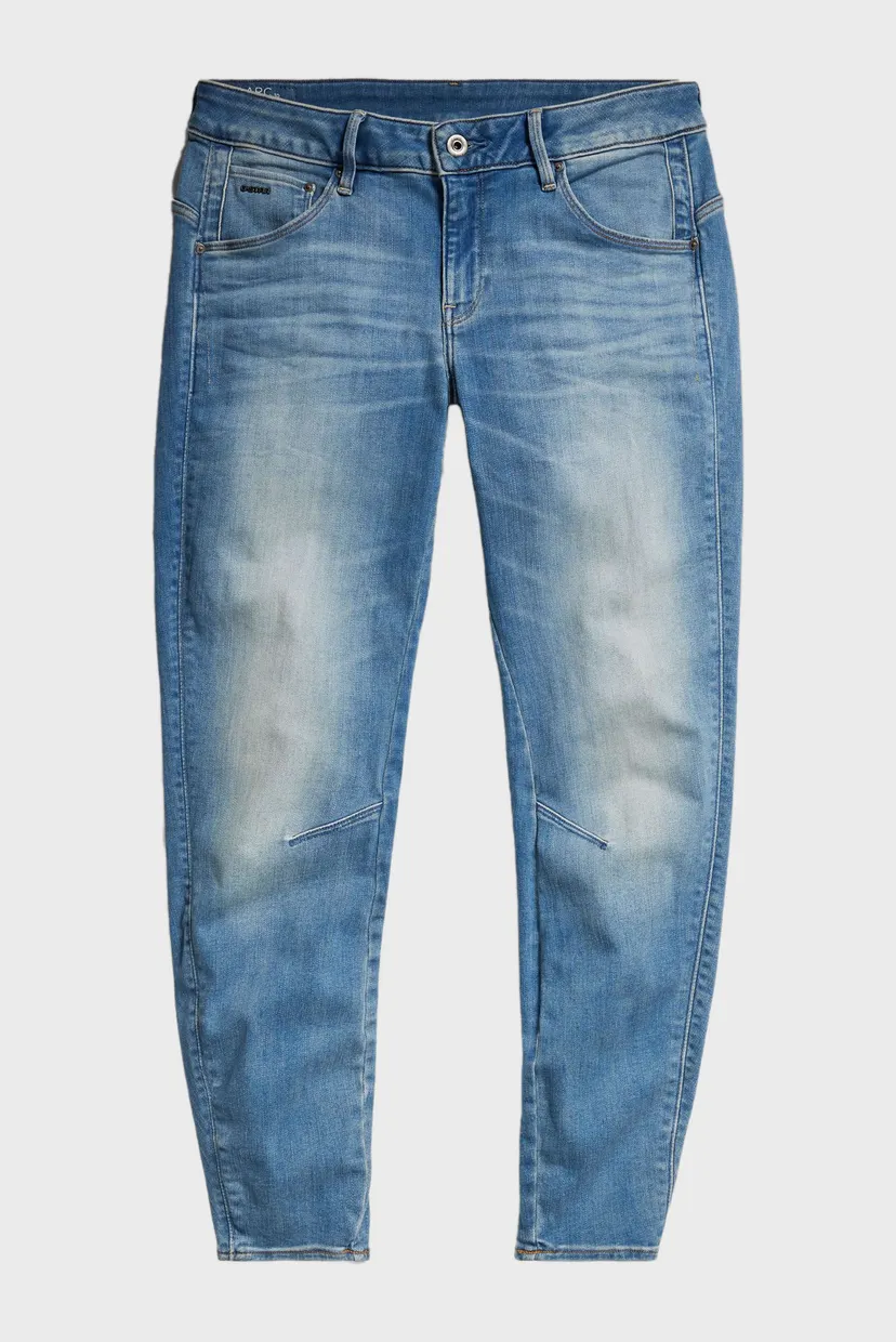 Женские синие джинсы Arc 3D Mid Skinny 5