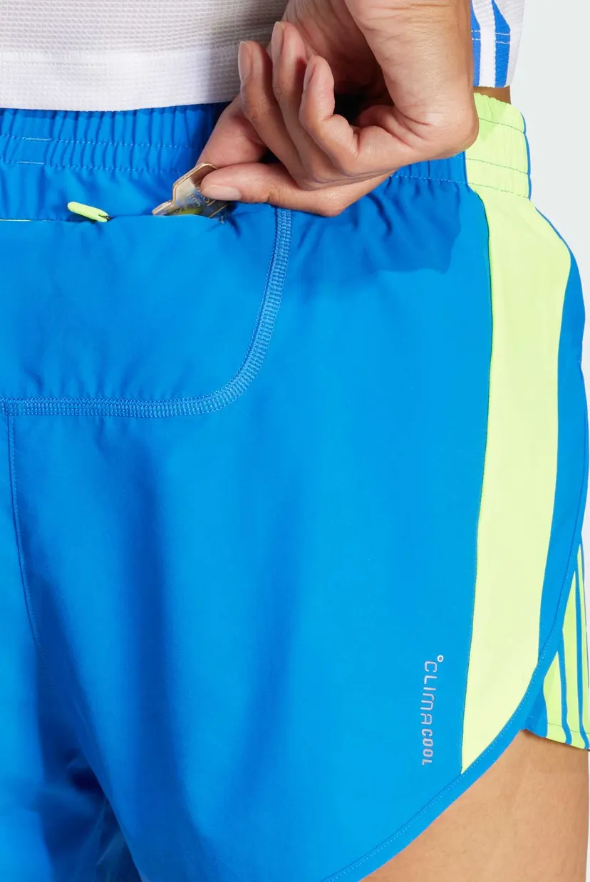Женские синие шорты Adizero Retro Running 5
