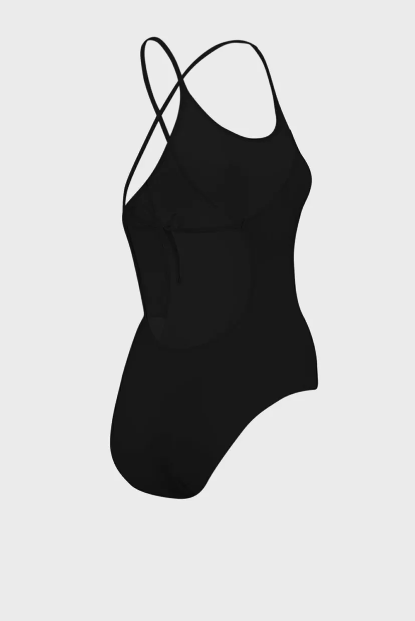 Женский черный купальник Swim Women’s V-Neck Cross-back Swimsuit 11