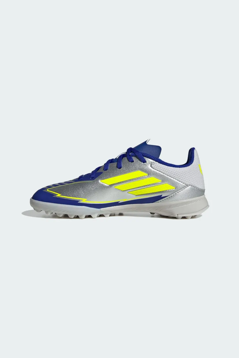 Детские серебристые бутсы F50 League Messi Turf Kids 6