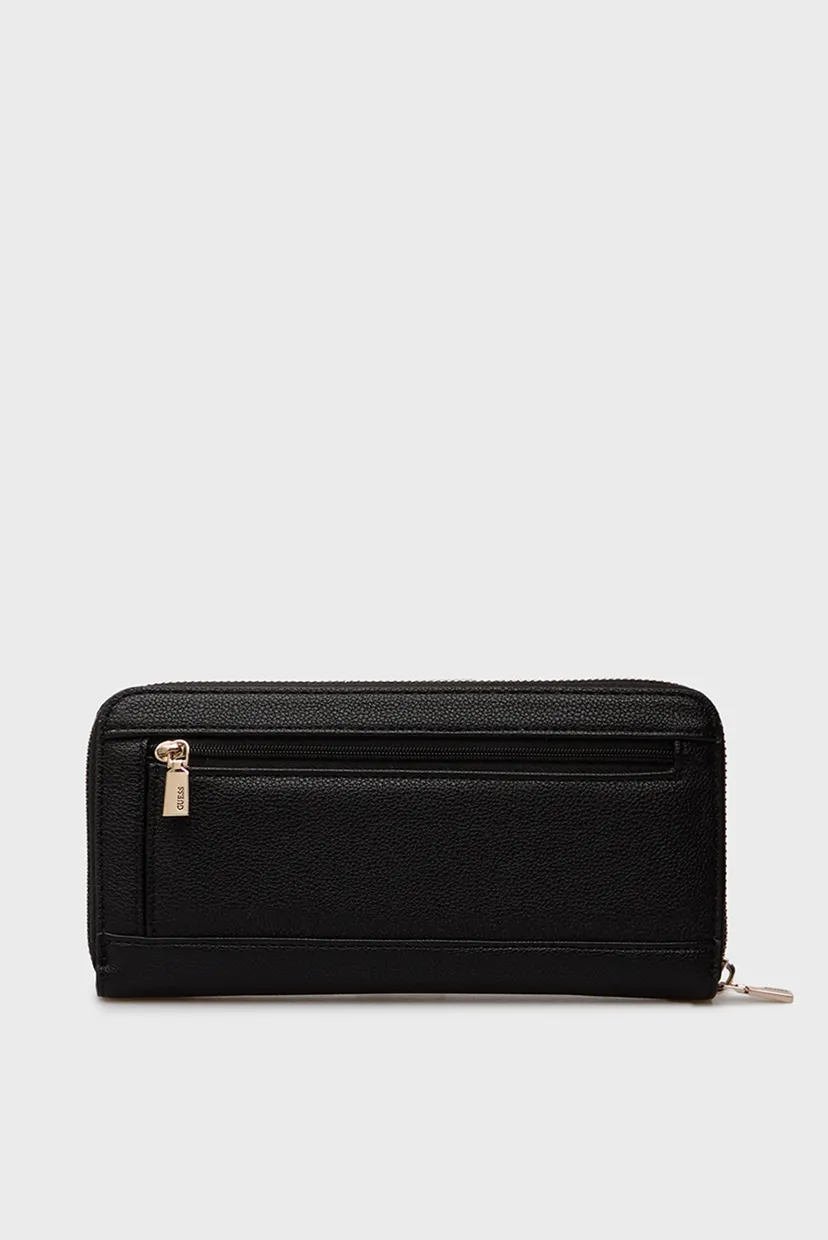 Жіночий чорний гаманець ECO ALI SLG LARGE ZIP AROUND 4
