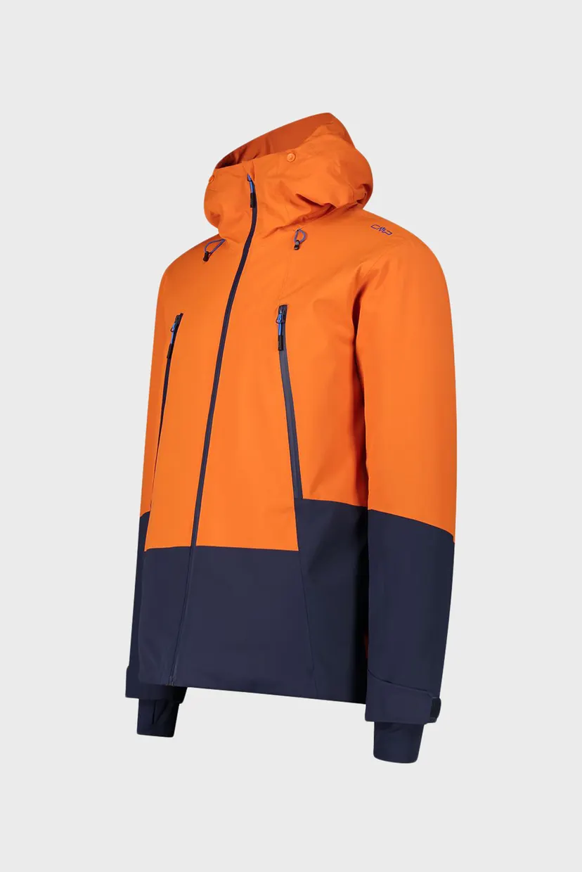 Мужская оранжевая лыжная куртка FIX HOOD TWILL 3