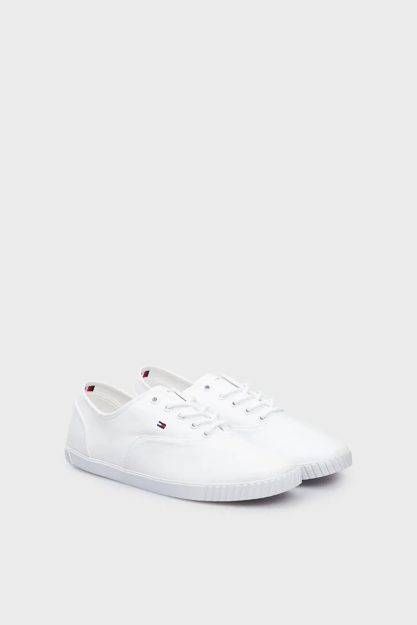 Жіночі білі кеди CANVAS LACE UP SNEAKER 3