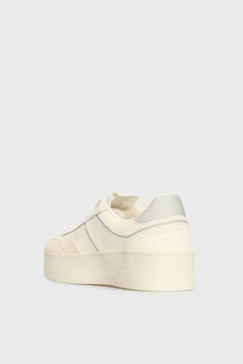 Жіночі білі шкіряні снікерси THE GREENWICH FLATFORM 5