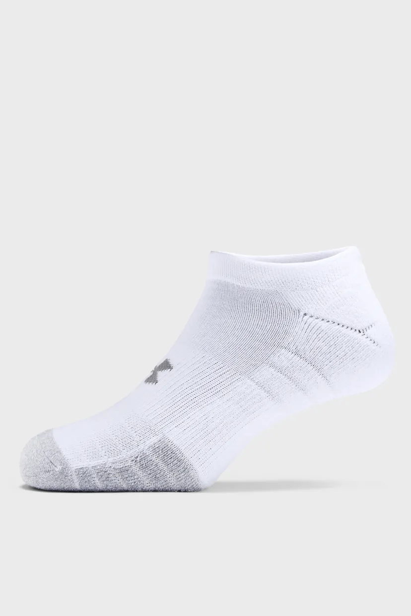 Білі шкарпетки (3 пари) UA Heatgear NS 3