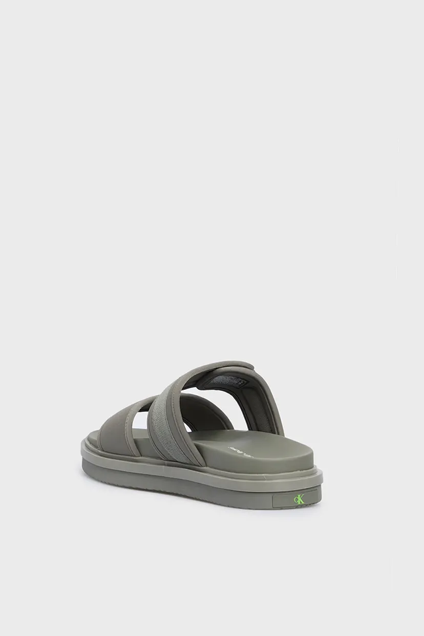 Чоловічі оливкові слайдери DOUBLE BAR SANDAL WB IN BR 5