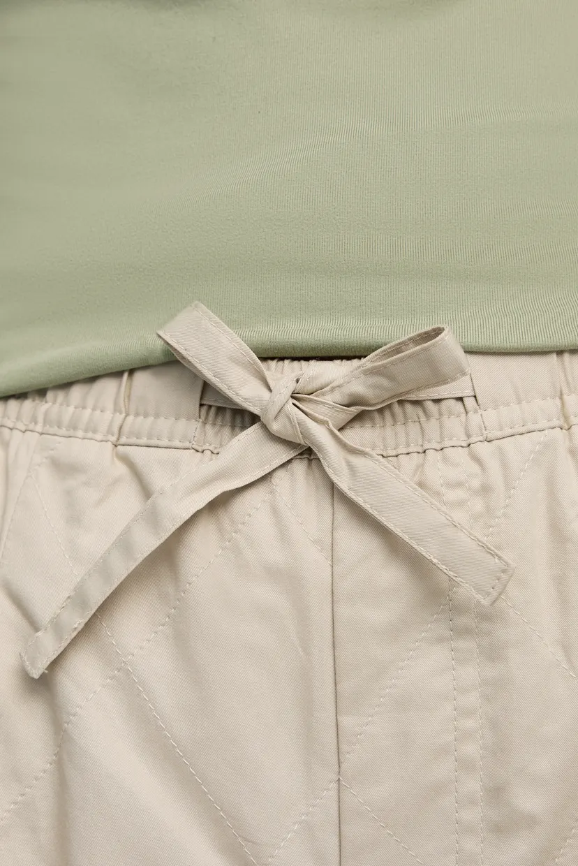 Жіночі бежеві спортивні штани YONA Parachute Pants Women 4