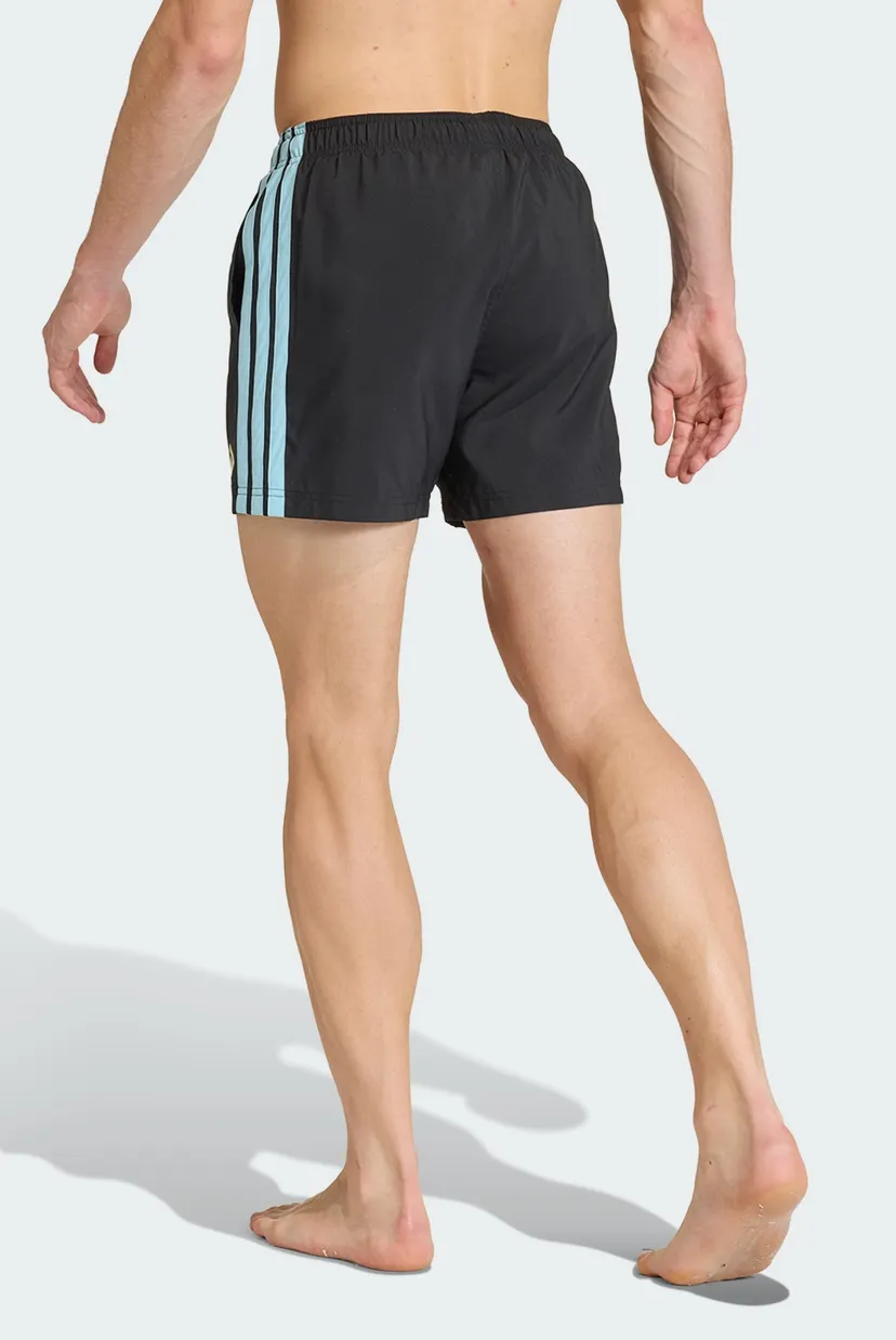 Мужские черные плавательные шорты 3 STRIPES 5 INCH 3