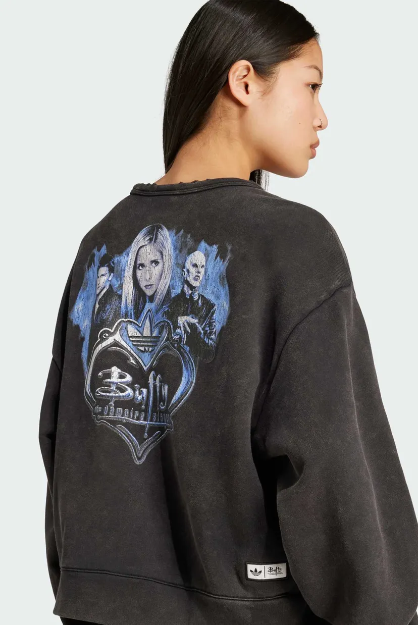Женский черный свитшот adidas 20th Century Fox Disney 4