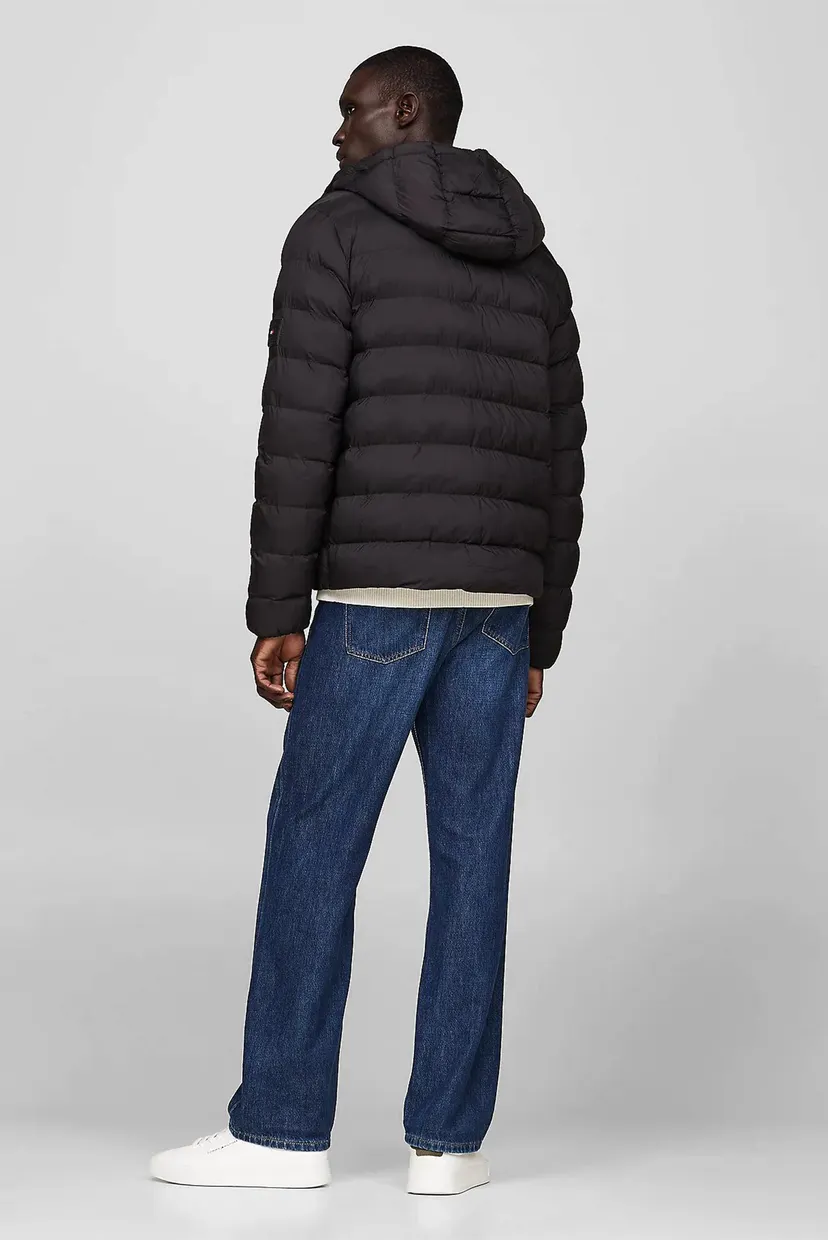 Мужская черная куртка MID WEIGHT HOODED JACKET 3