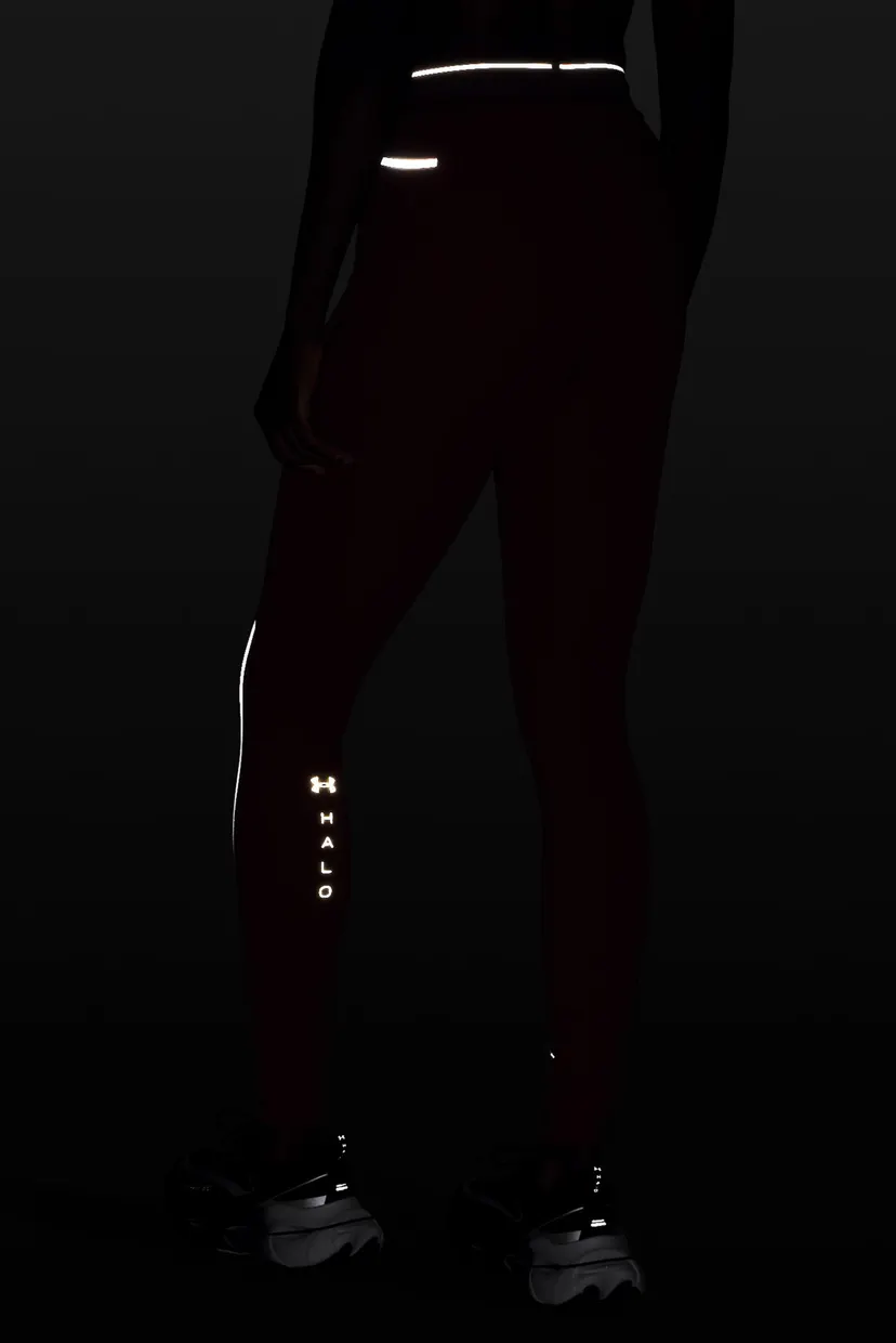 Женские терракотовые тайтсы UA Halo Run CW Tights 5