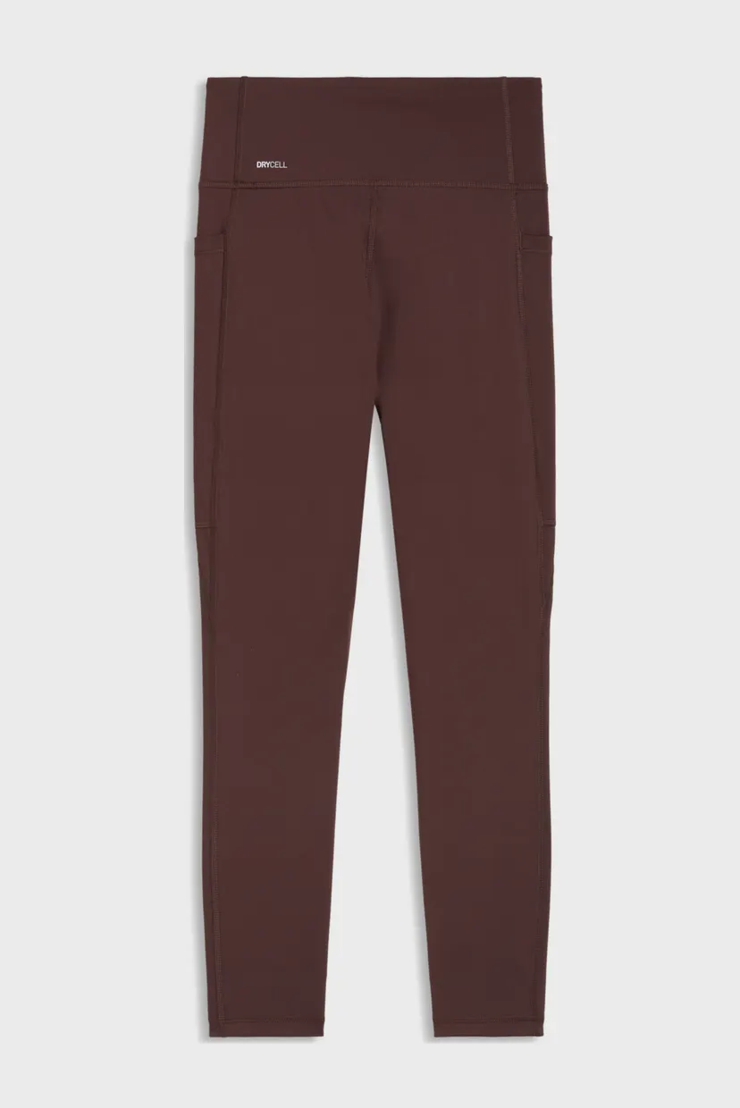 Женские коричневые тайтсы TAD ESSENTIALS 7/8 Tigths Women 5