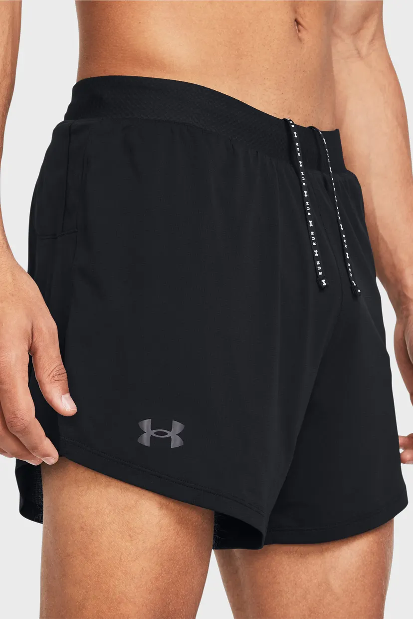 Чоловічі чорні шорти UA LAUNCH ELITE 5'' SHORTS 4