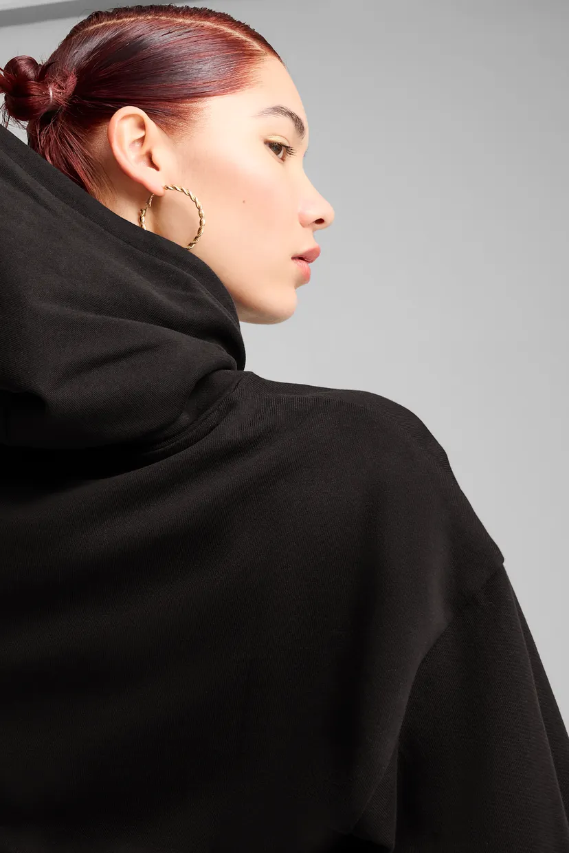 Жіноче чорне худі ESS ELEVATED Comfort Hoodie Women 5