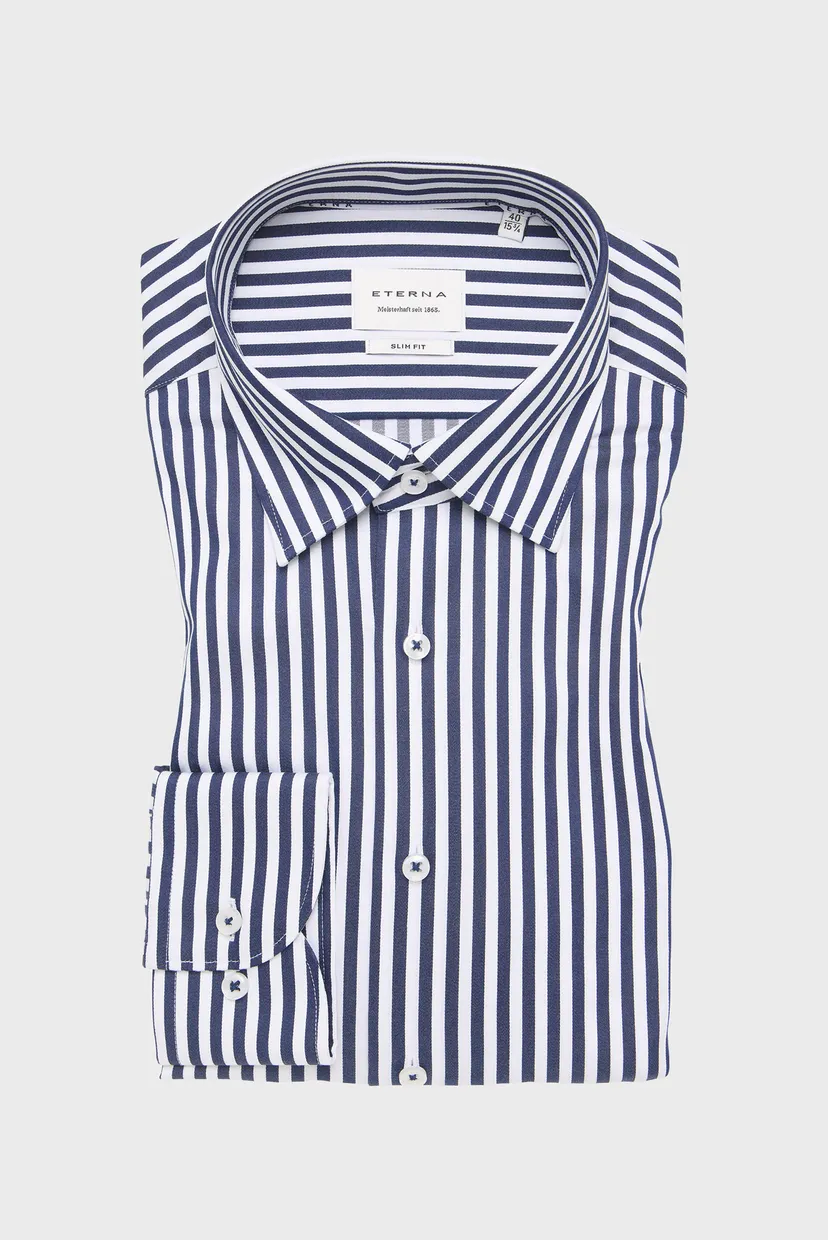Мужская рубашка в полоску SLIM FIT 6