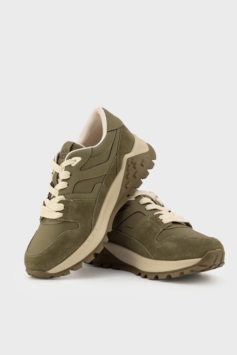 Жіночі зелені кросівки 5