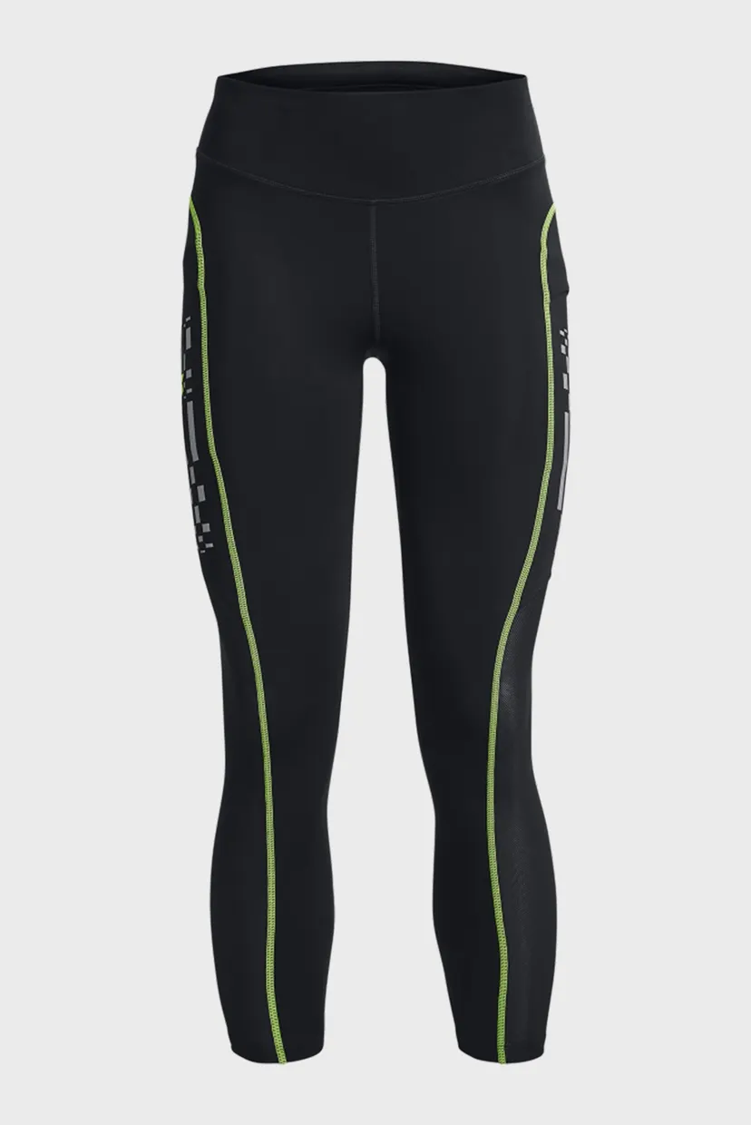 Женские черные тайтсы UA Run Anywhere Ankle Tight 10