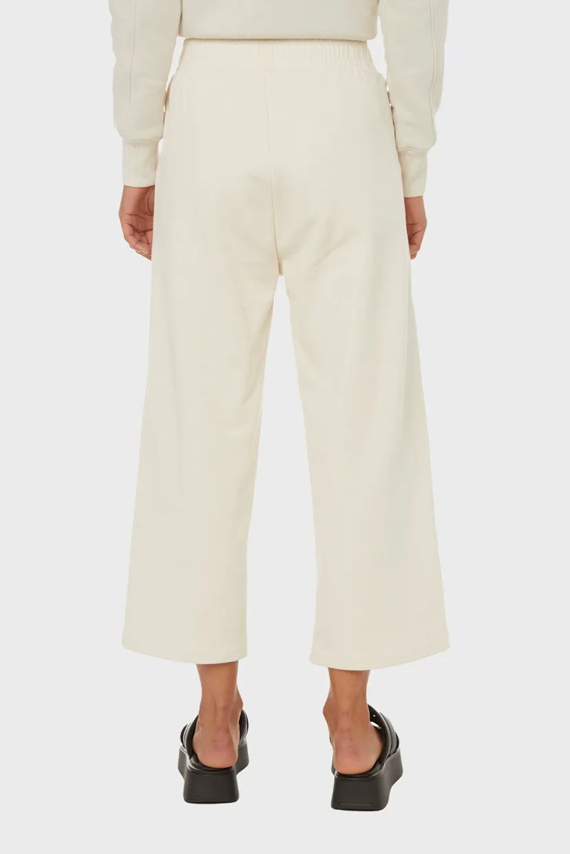 Женские белые кюлоты TEXTURED COTTON BLEND 3