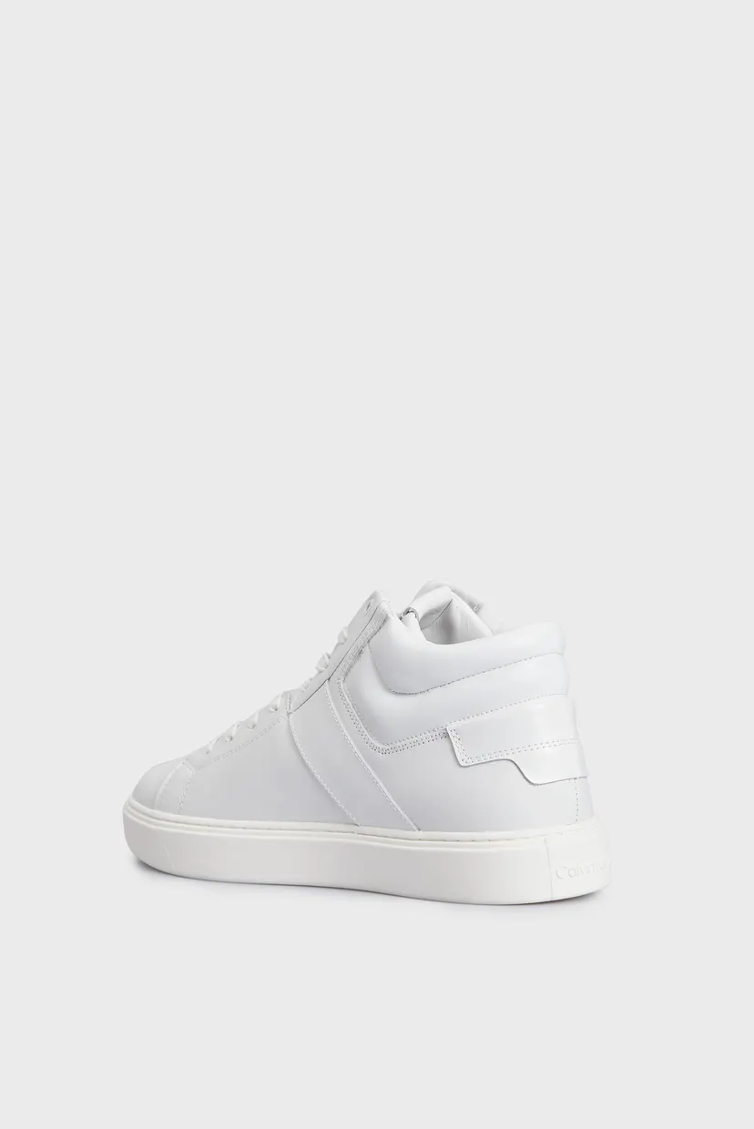 Мужские белые кожаные кроссовки HIGH TOP LACE UP LTH 5
