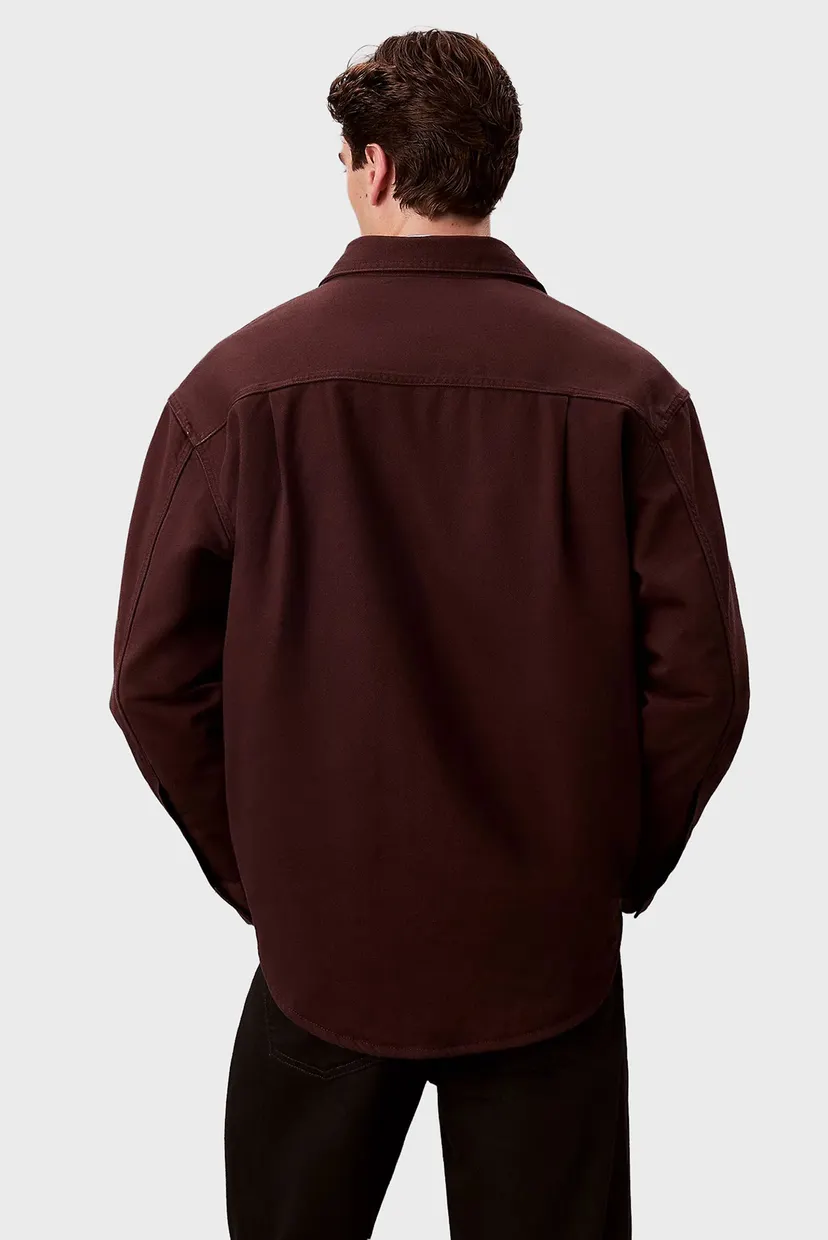 Чоловіча темно-коричнева сорочка PADDED JAVA OVERSHIRT 4