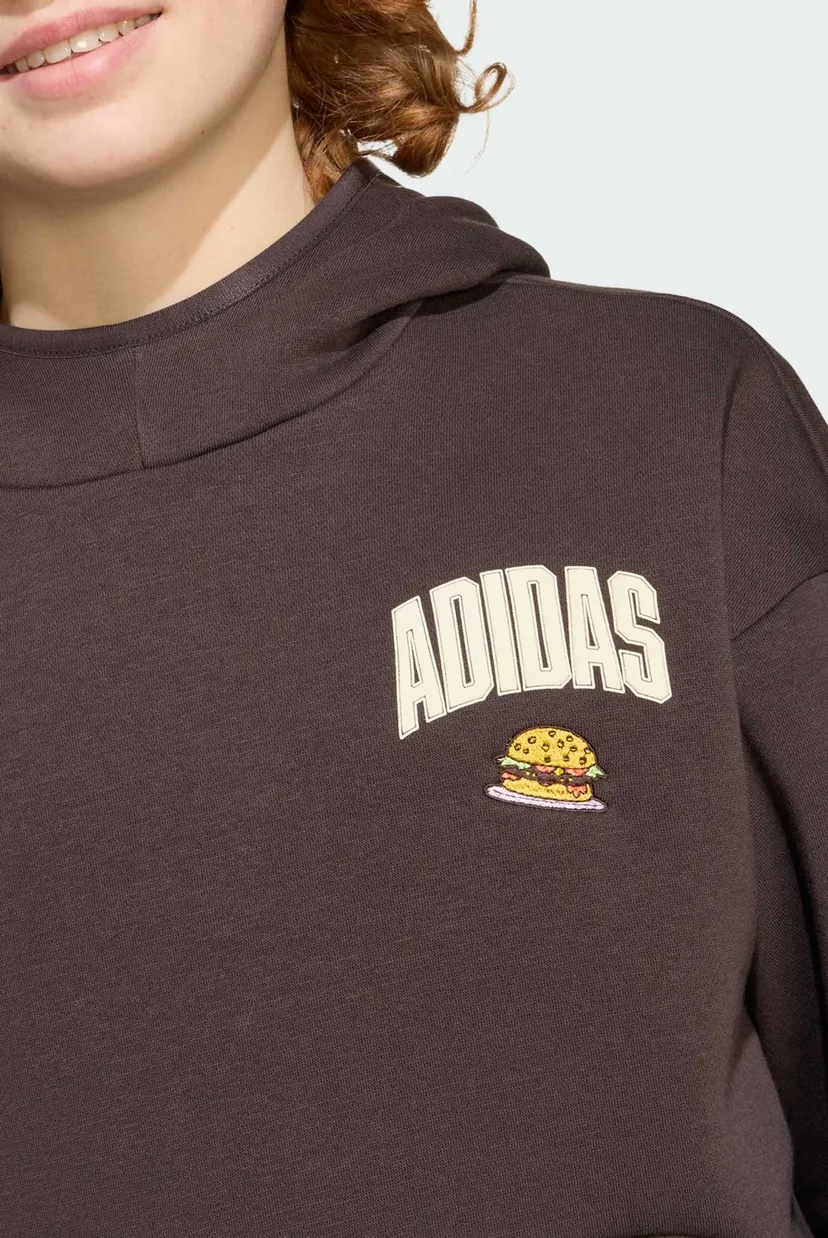 Детское коричневое худи adidas The Simpsons Sweat Kids 5