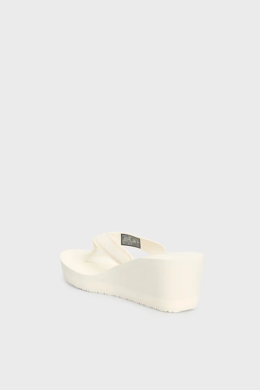 Женские белые вьетнамки TH STRIPES WEDGE BEACH SANDAL 5