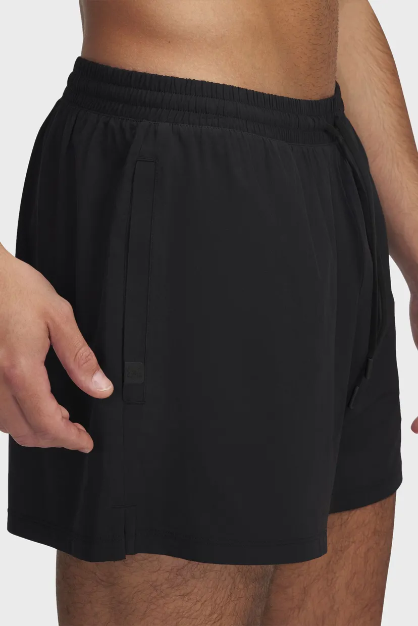 Мужские черные шорты UA Meridian Woven 4 Shorts 4