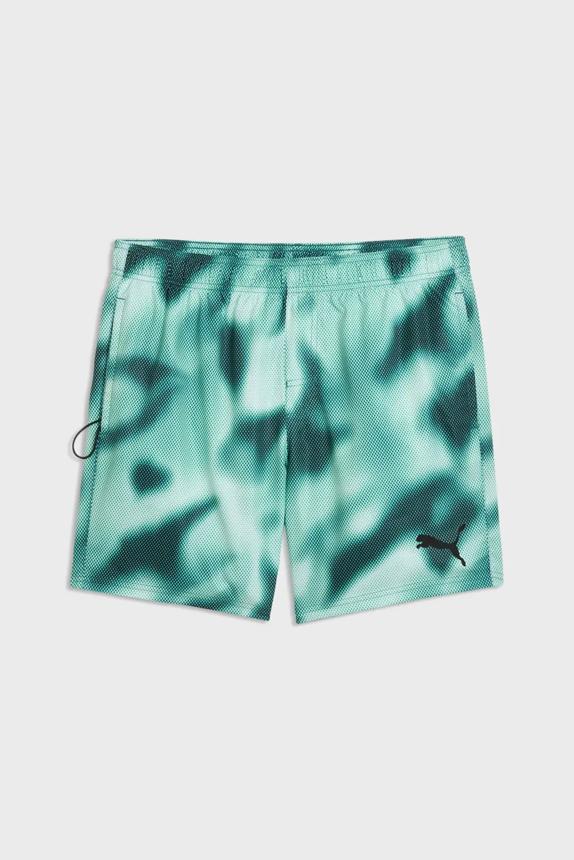 Мужские бирюзовые плавательные шорты с узором PUMA Men's Swim Short 4