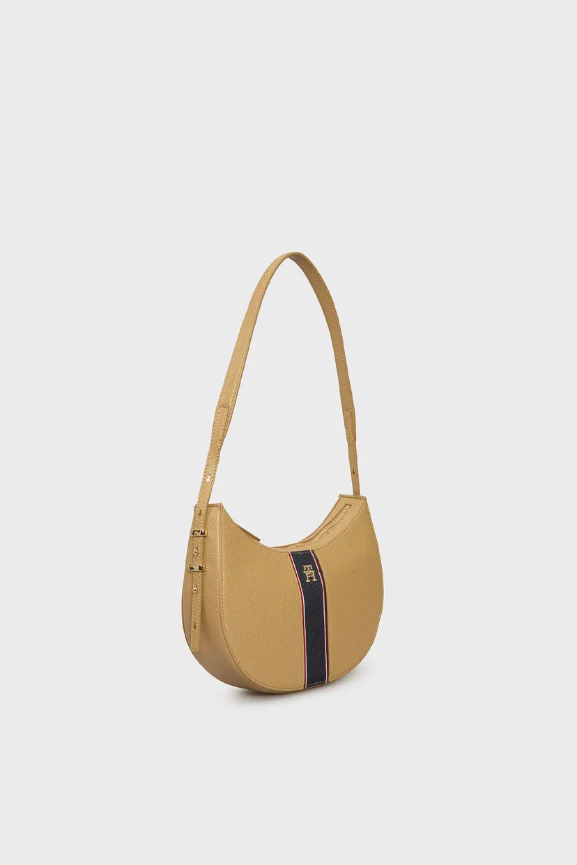 Женская бежевая сумка TH LEGACY SHOULDER BAG 3