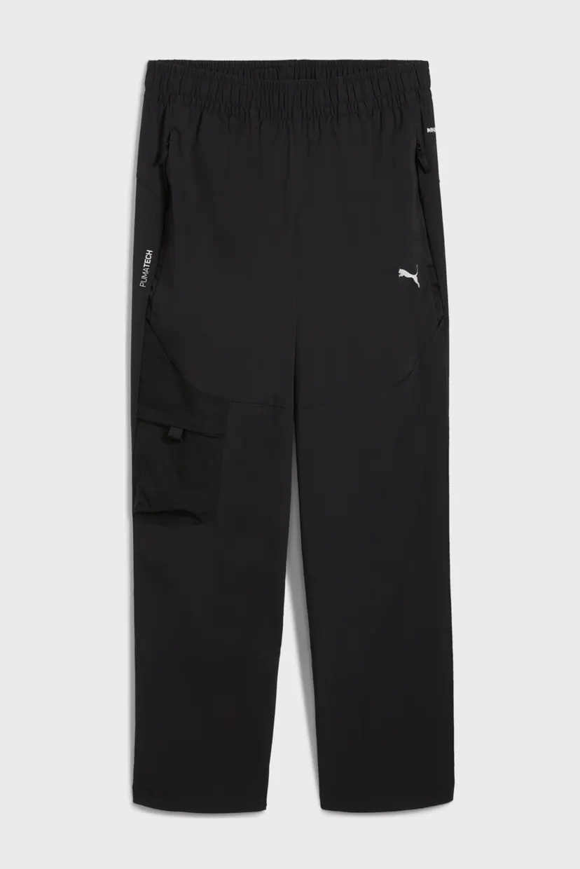Мужские черные спортивные брюки PUMATECH Relaxed Cargo Pants Men 6