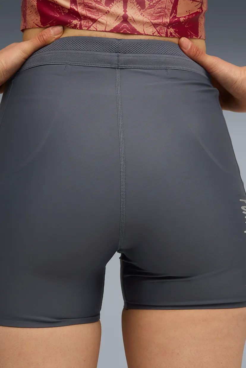 Женские серые велосипедки PUMA x SAYSKY Women's Running Short Tights 5