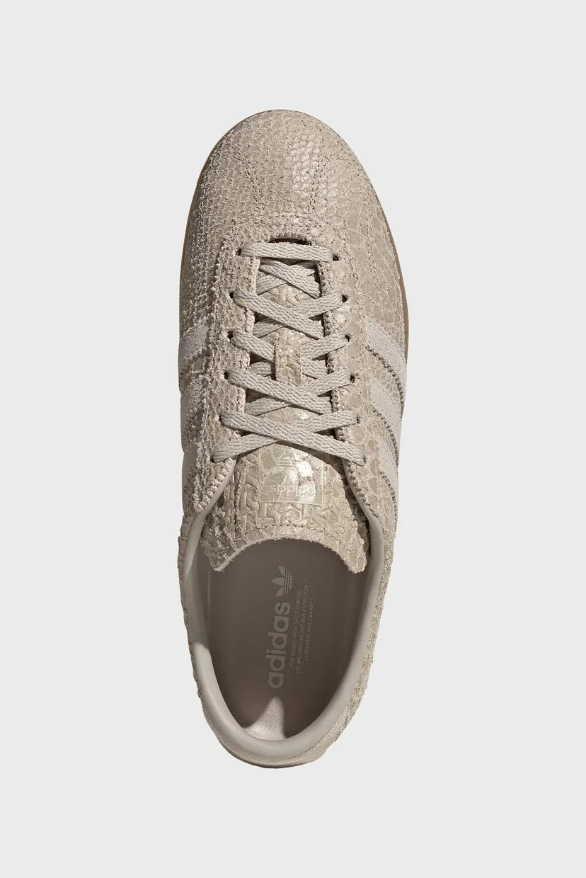 Женские бежевые кроссовки GAZELLE LO PRO 4