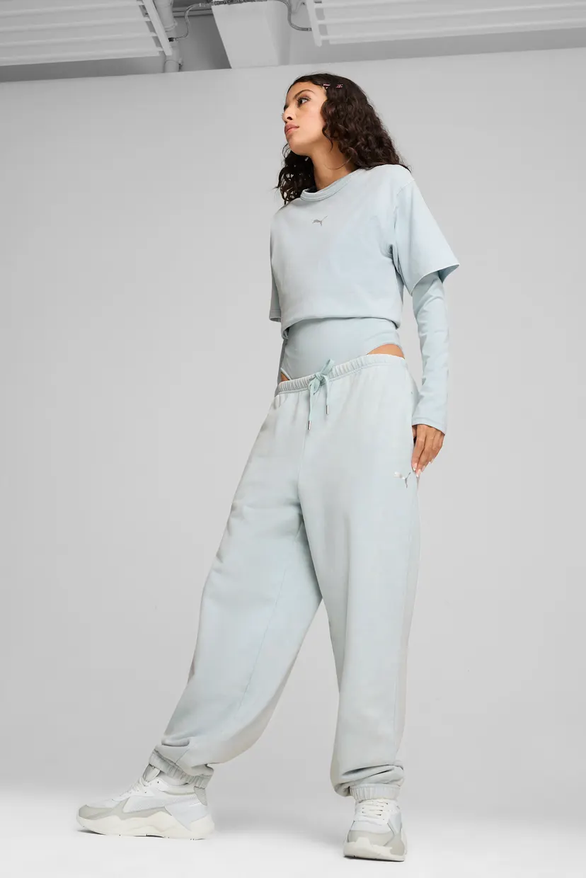 Жіноча блакитна футболка DARE TO Relaxed Washed Tee Women 3