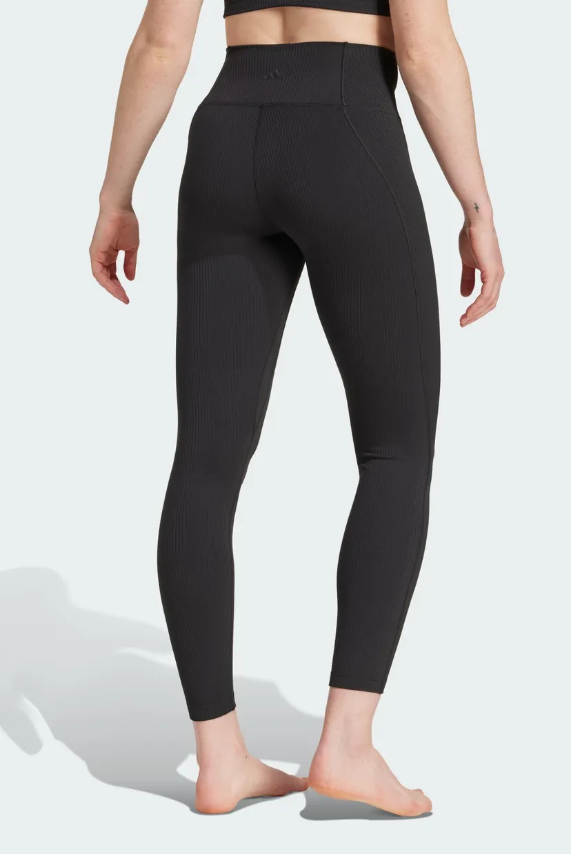 Жіночі чорні тайтси adidas All Me Rib 7/8 3
